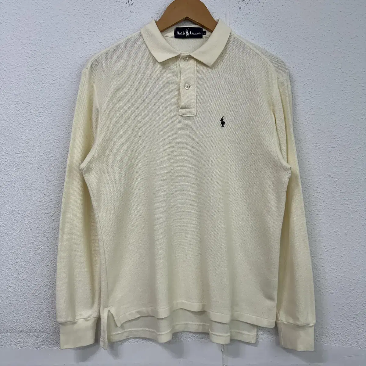 [L] Polo Ralph Lauren PK Long-sleeved T-shirt Kara T-shirt Ivory 8044