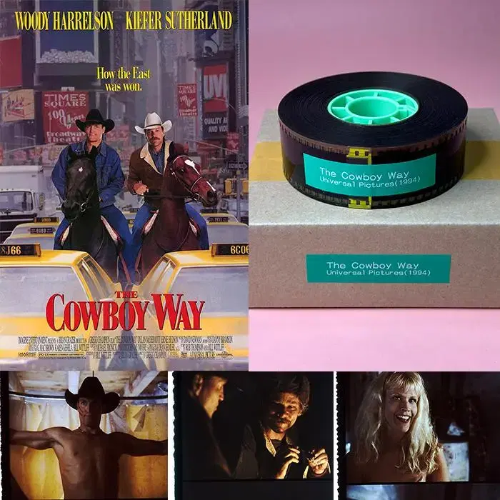 35mm 예고 영화필름 뉴욕의 해결사  The Cowboy Way