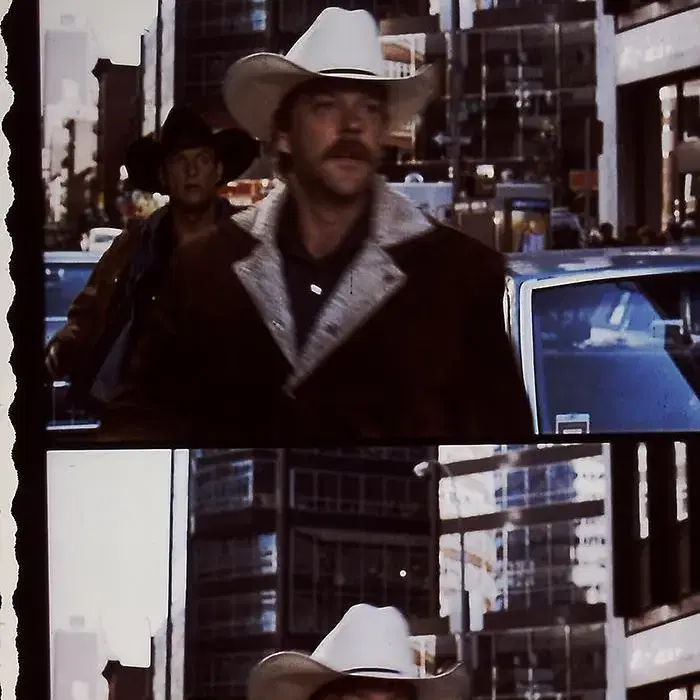 35mm 예고 영화필름 뉴욕의 해결사  The Cowboy Way