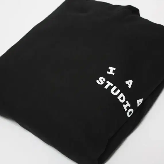 IAB studio hoodie black white 초판 (M)