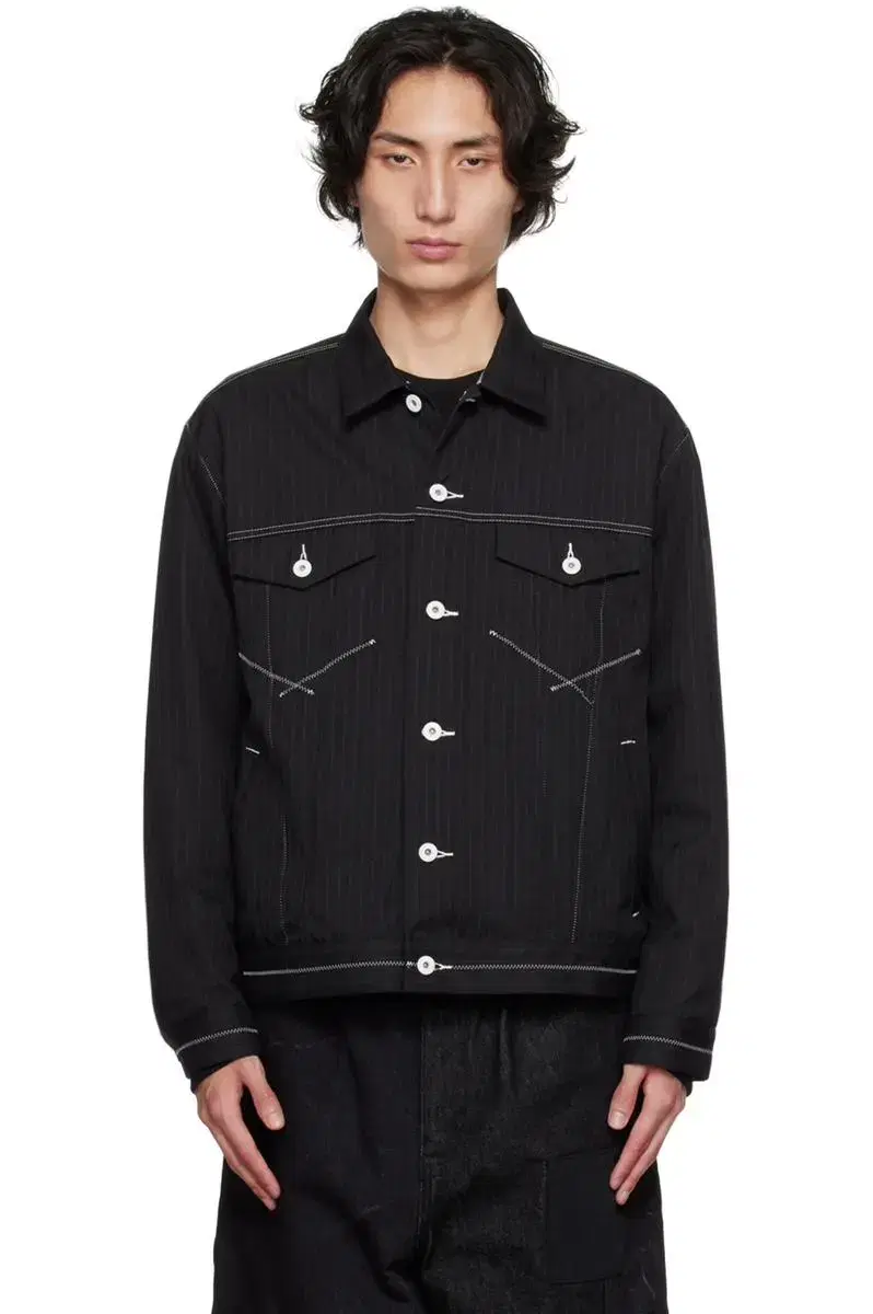 Comme des Garçons Song Homme Black Stripe Jacket