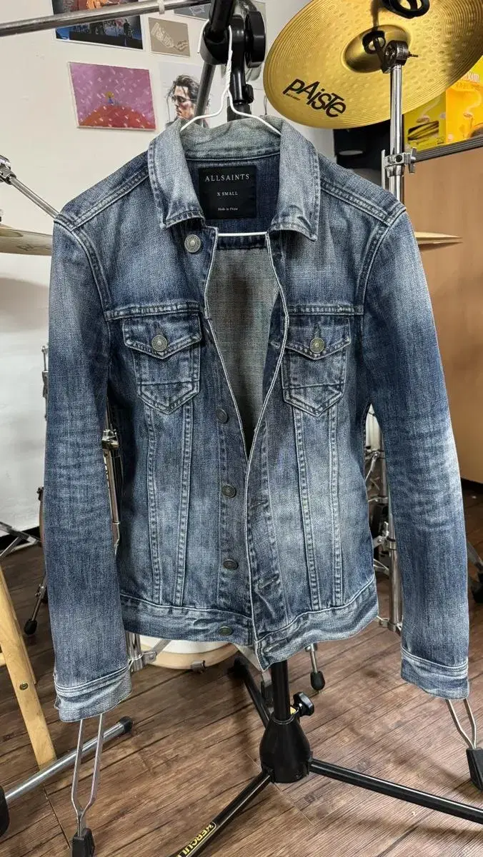 All Saints Luxury Denim Jacket xs size Morgan