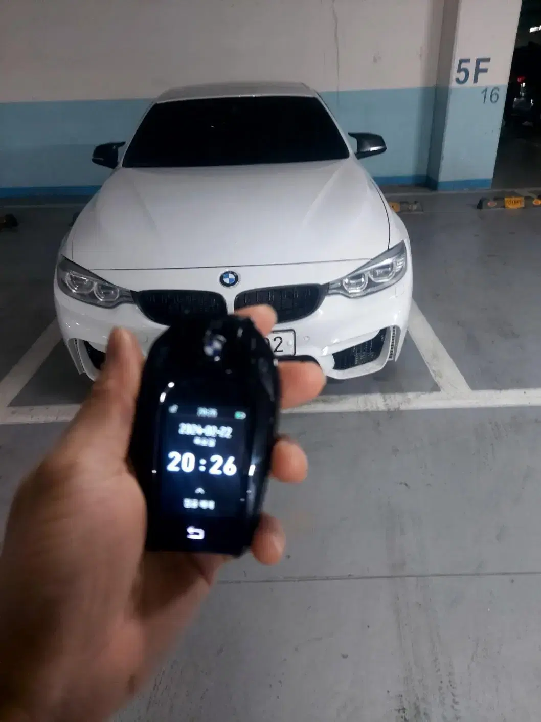 인천 부평구 BMW 차키 스마트트렁크 원격제어 스마트차키로 컨버젼 개조