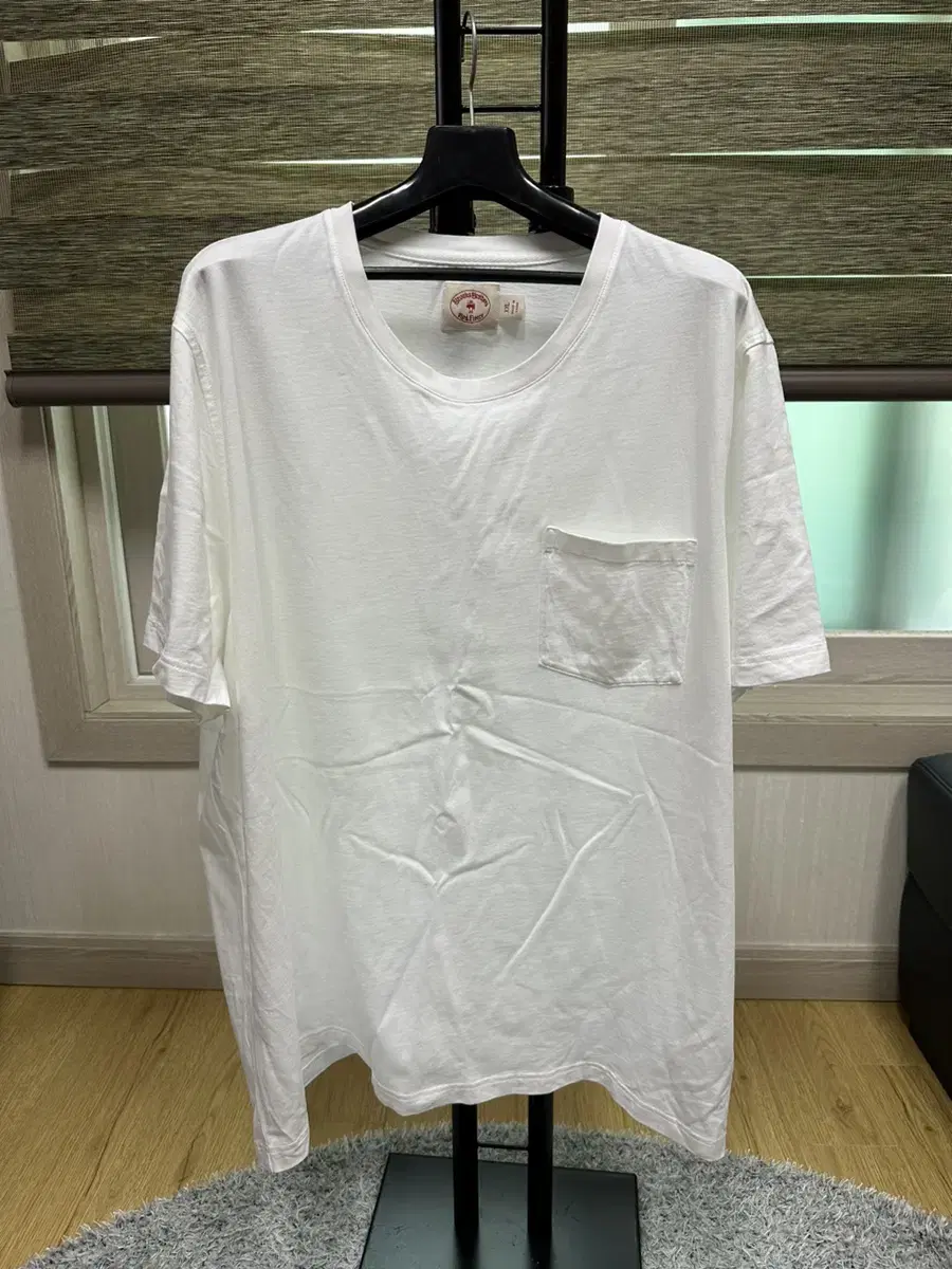 [XXL]654.Brooks Brothers Short Sleeve T-Shirt (White)