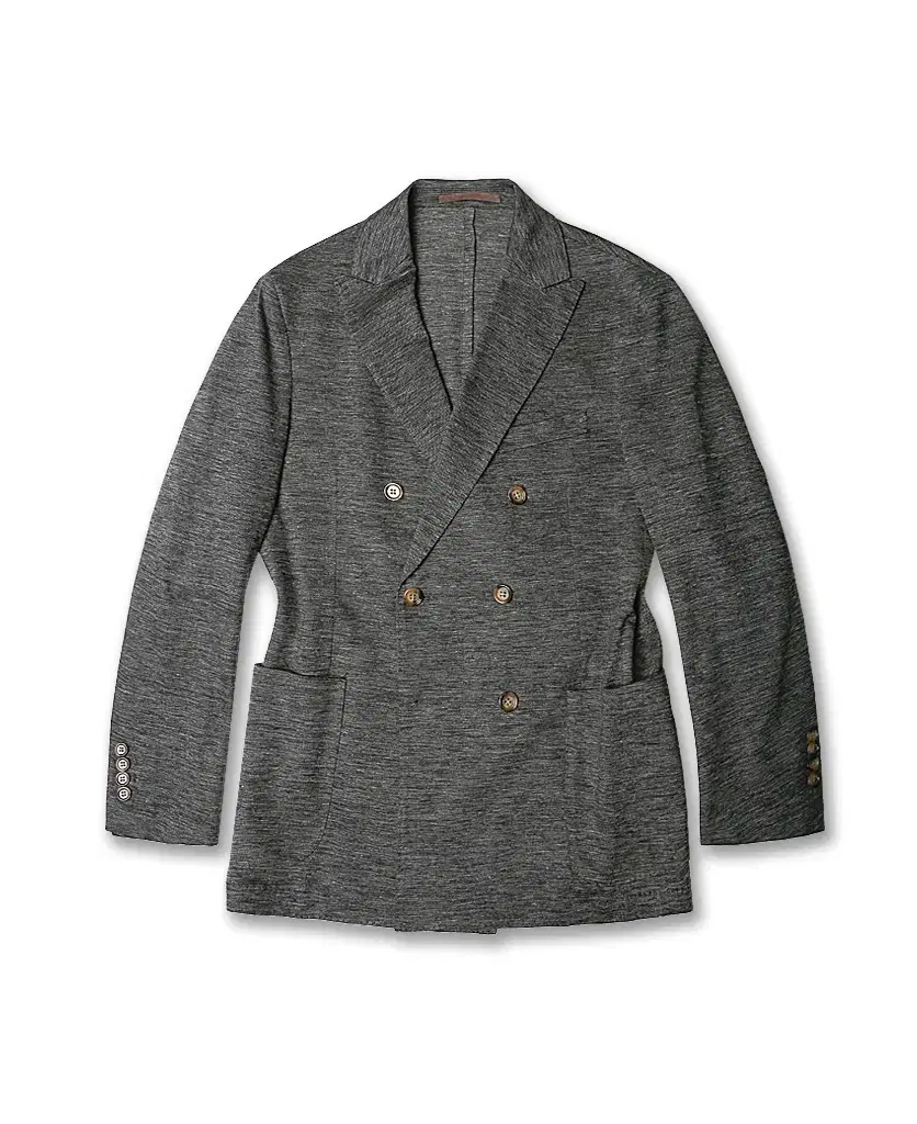 Eleventy [Eleventy] Smart Luxury Linen Cotton Double Jacket