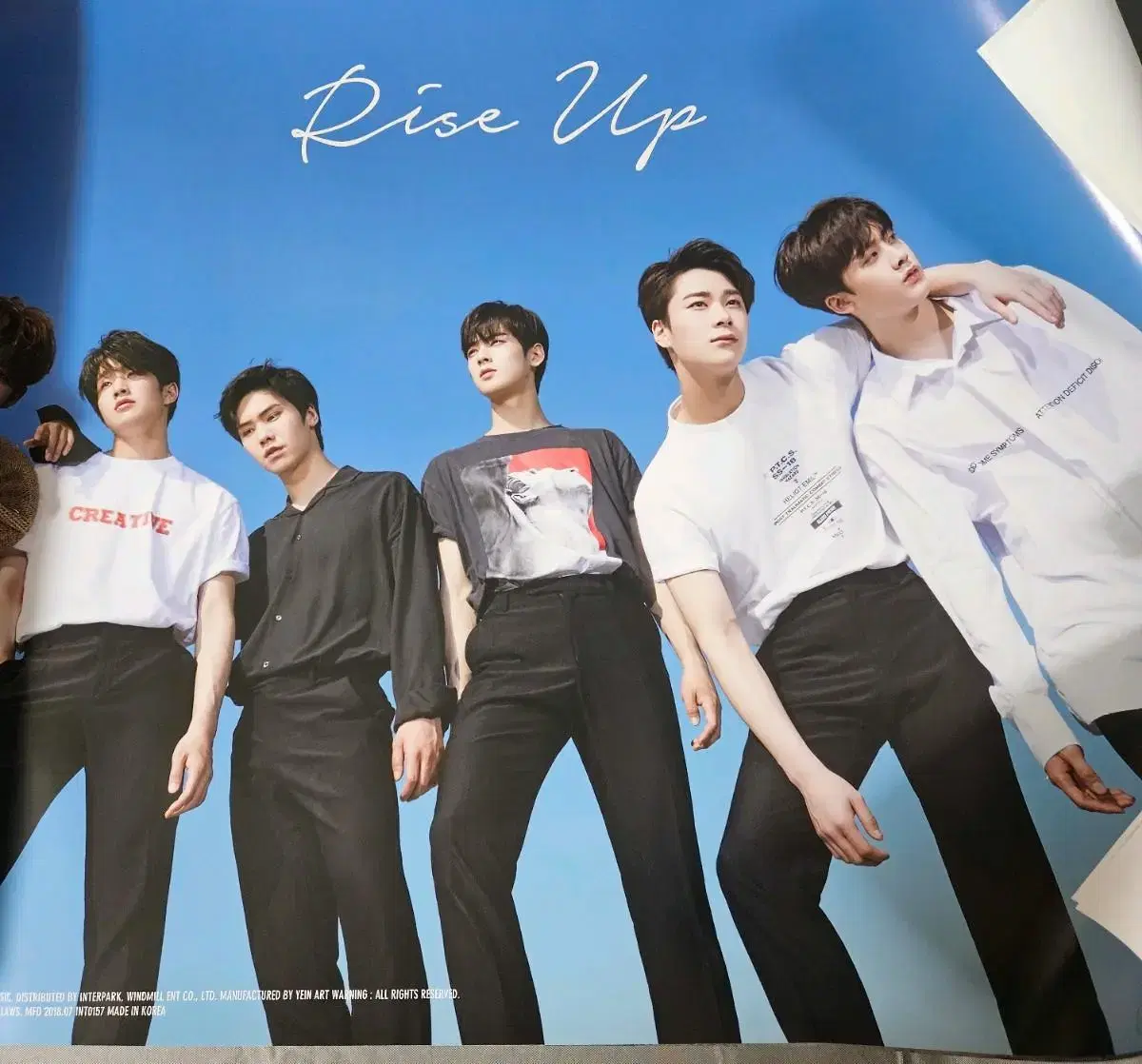 아스트로 astro rise up special poster blue