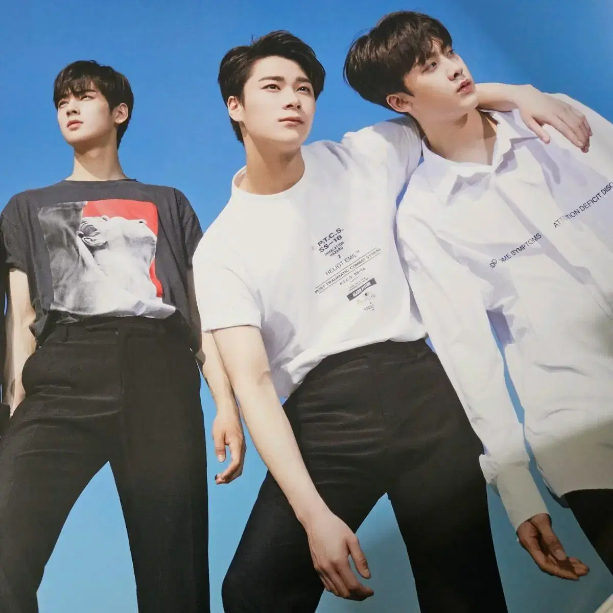 아스트로 astro rise up special poster blue