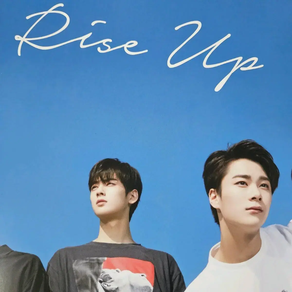 아스트로 astro rise up special poster blue