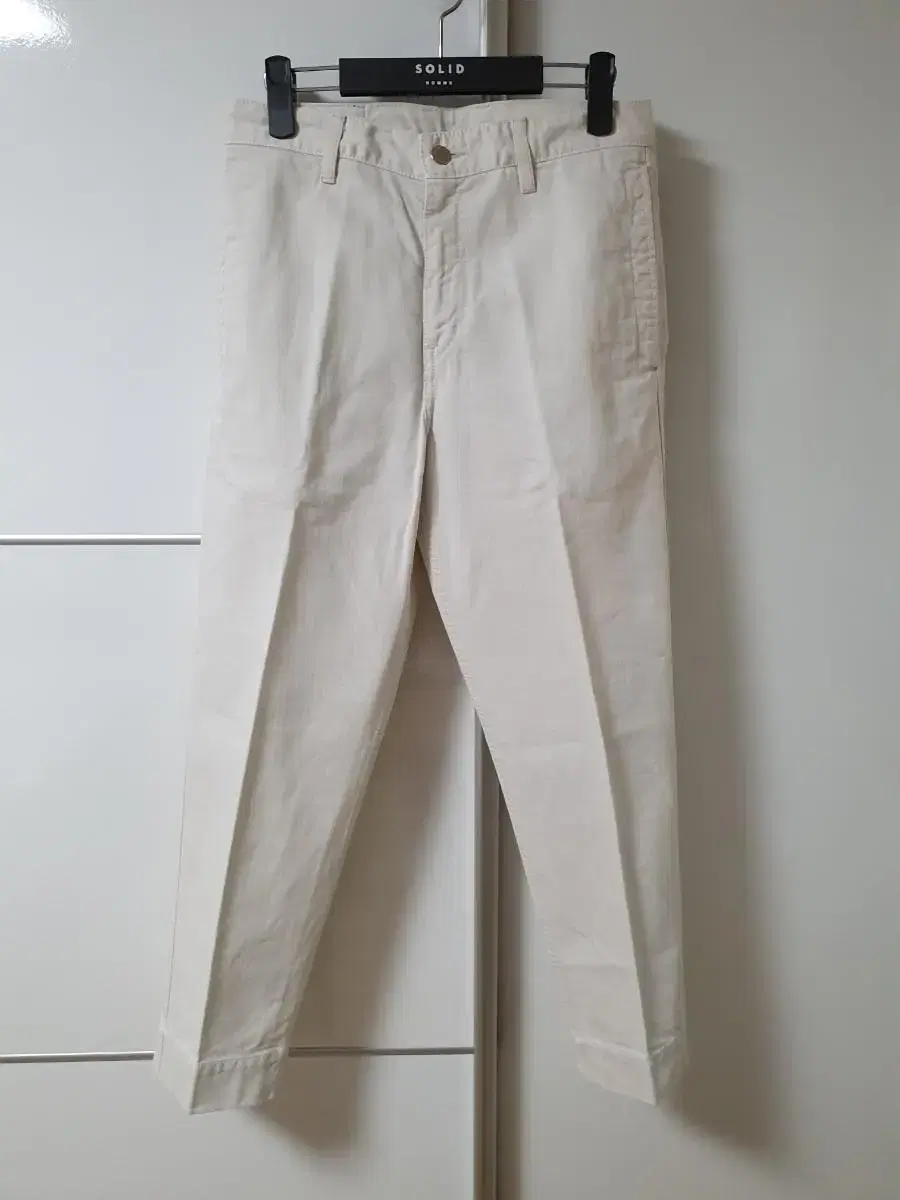 (46) 22ss solid homme creamy jin denim pants