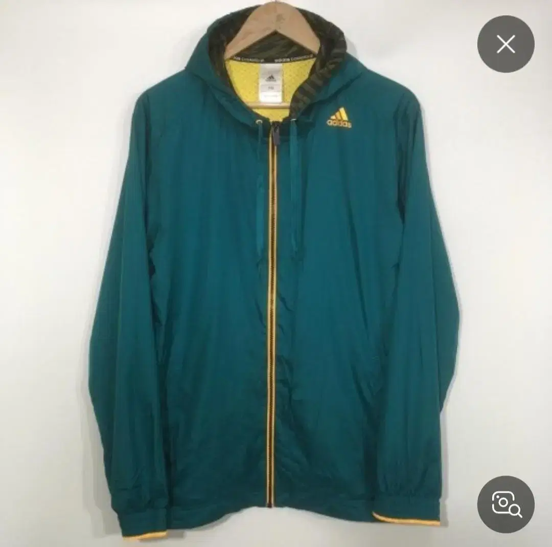 Adidas Green Windbreaker