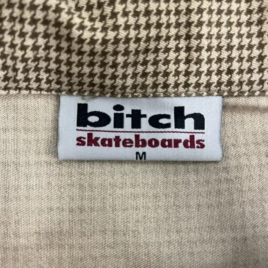 bitch skate boards 비치스케이트보드 체크 자켓