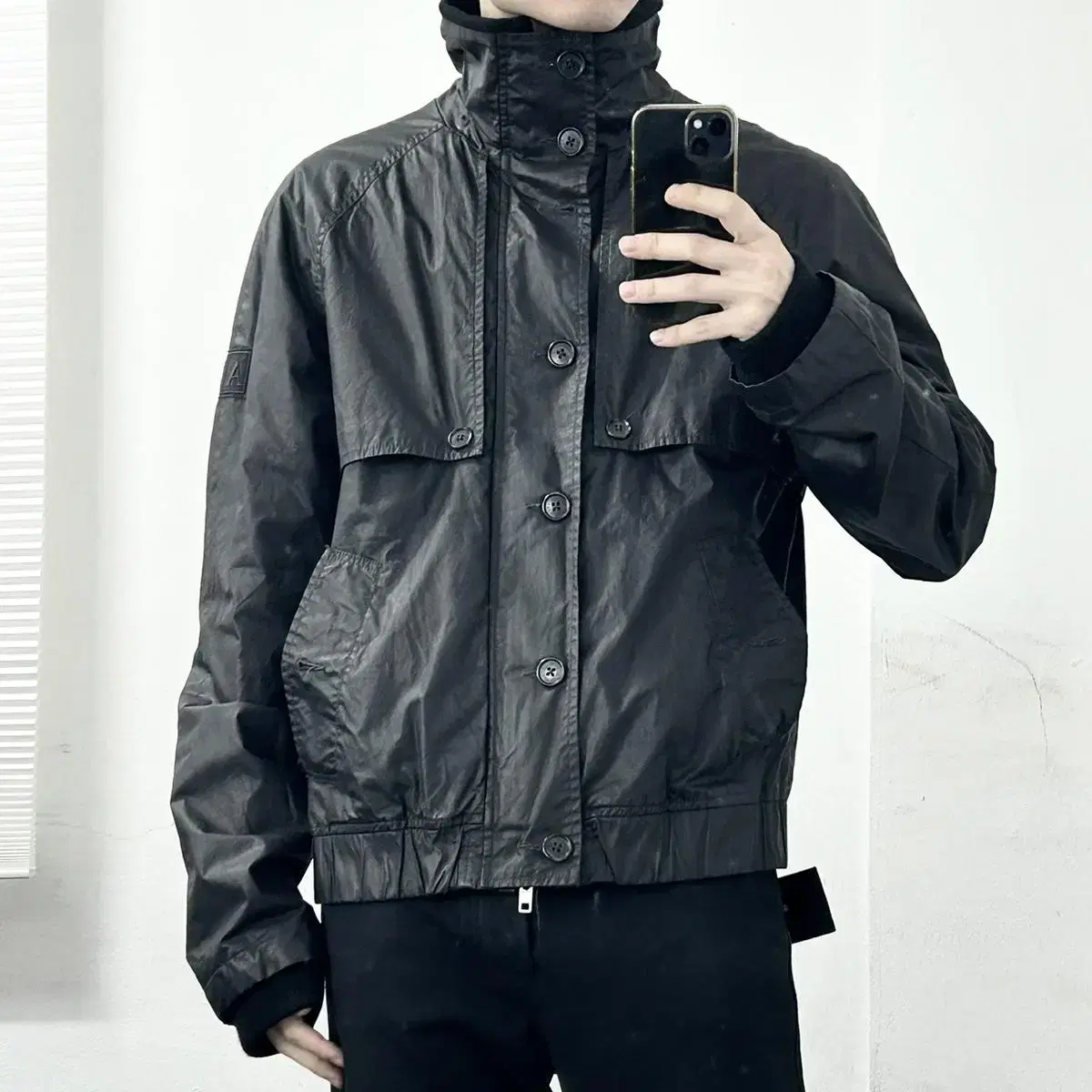 Armani Exchange Two-Way High-Neck Jacket