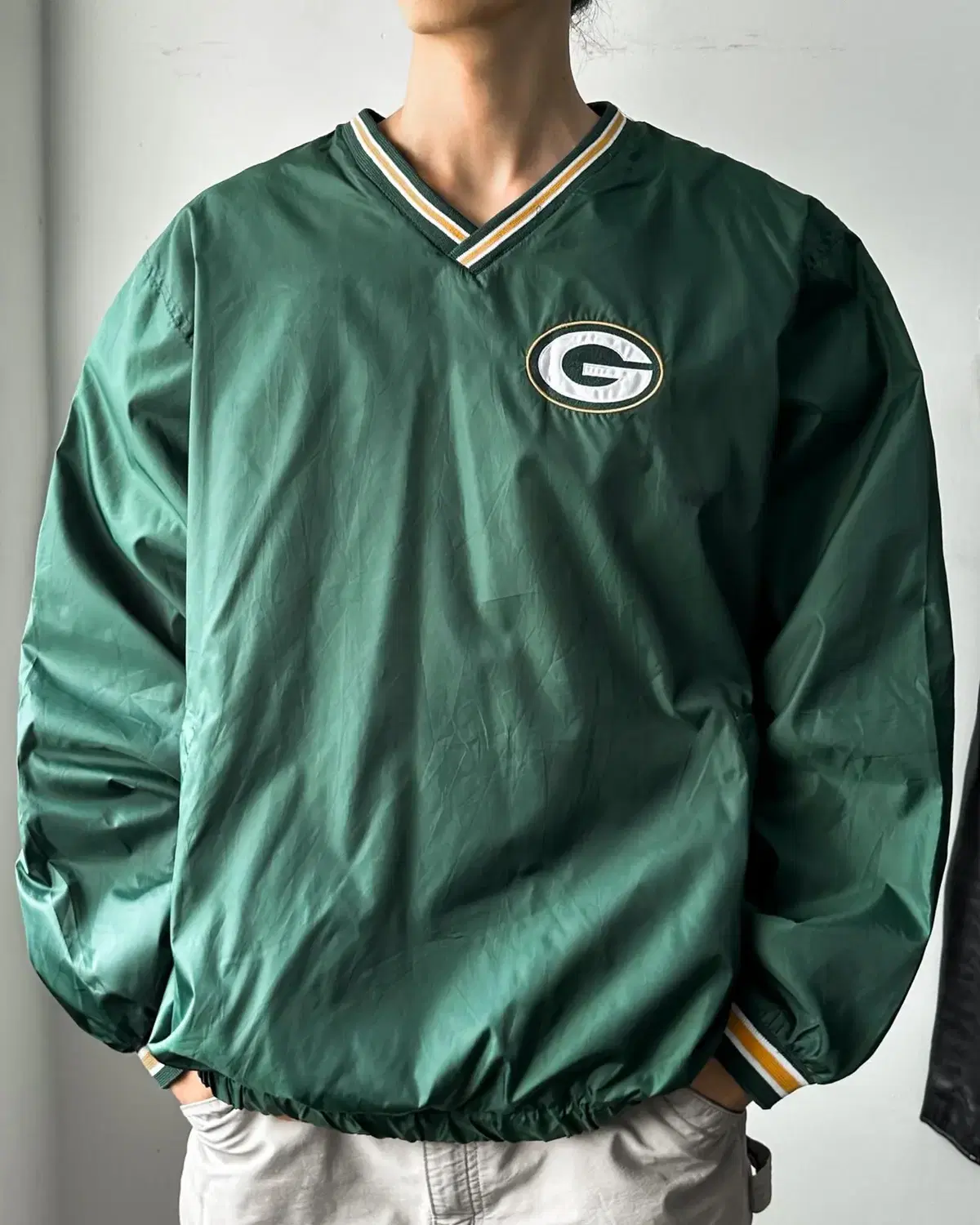 NFL Green Bay Packers Oversized Pullover Warm-Up