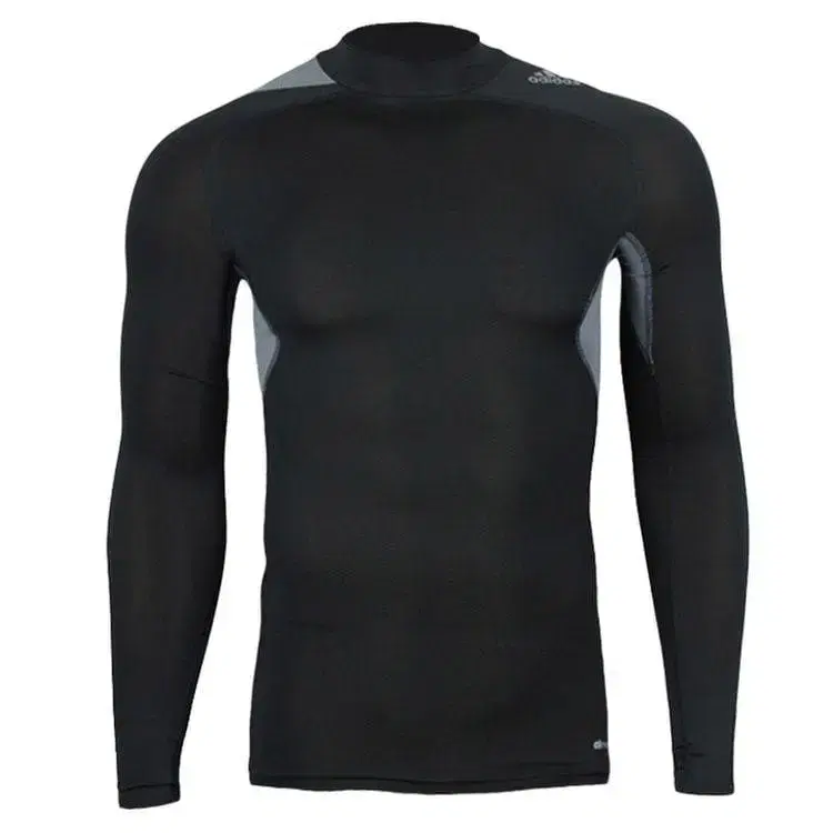 adidas Techfit Cool Mock L/S Long Sleeve Tee Black