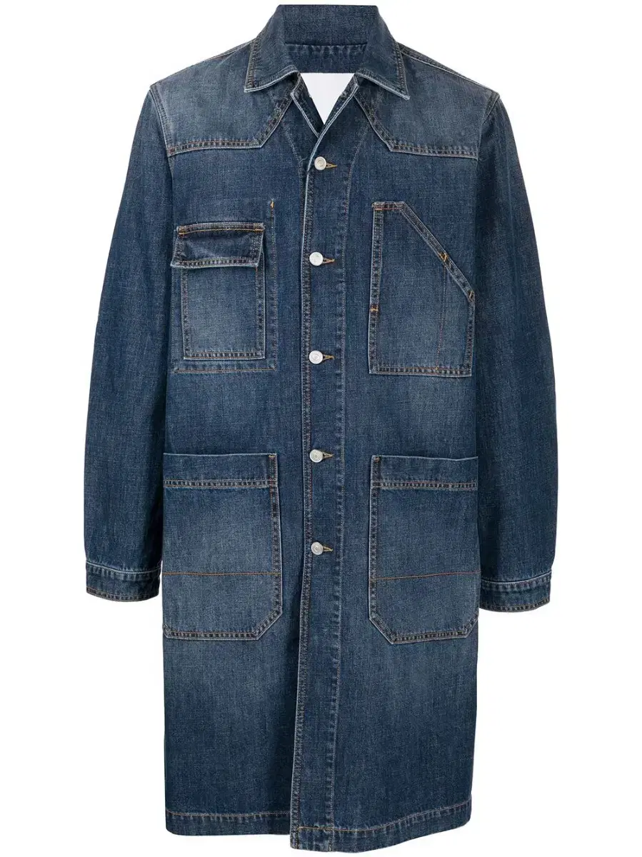 KENZO Kenzo Long denim coat sells size L