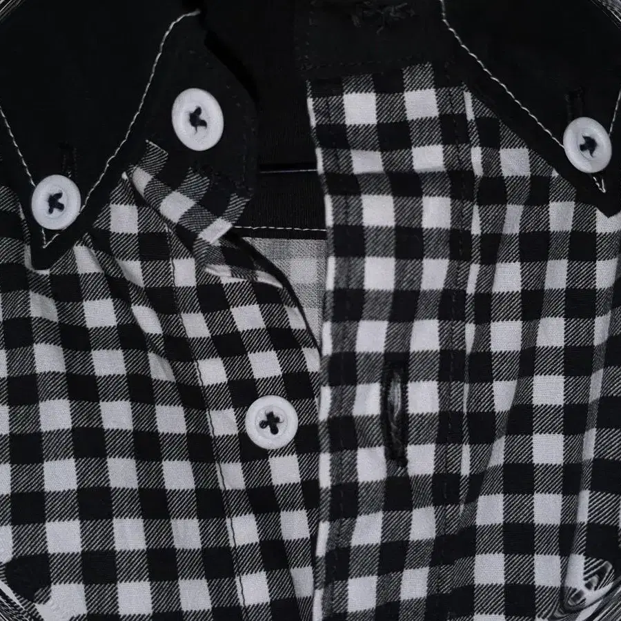 Vintatge Black check nerd shirts