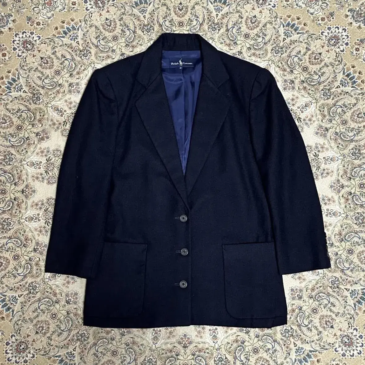 Ralph Lauren Navy Wool Blazer Impact 21