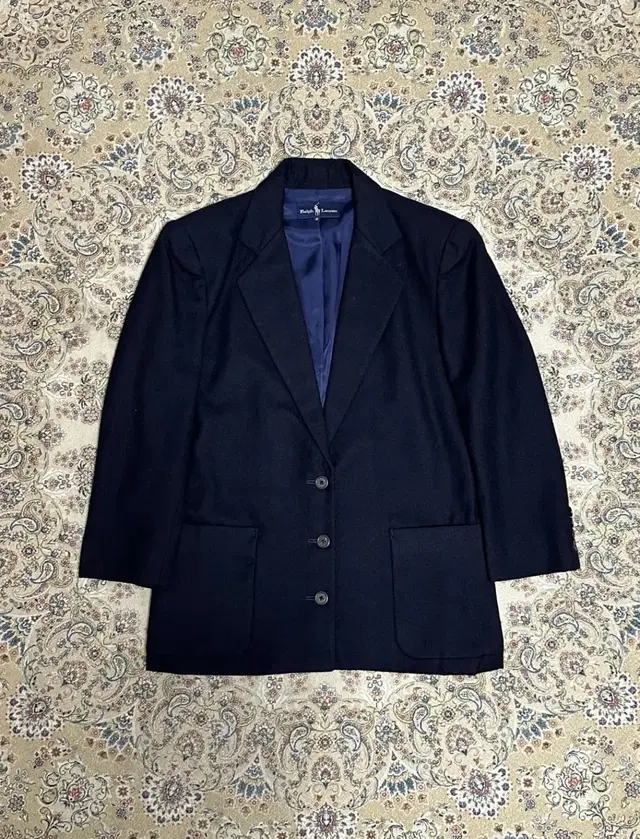 Ralph Lauren Navy Wool Blazer Impact 21