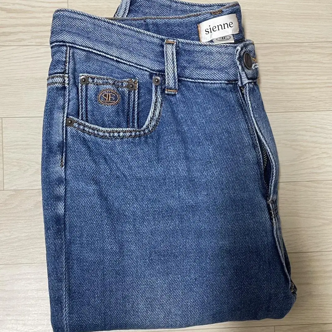 시엔느 Billy Denim Pants (Blue) / L size