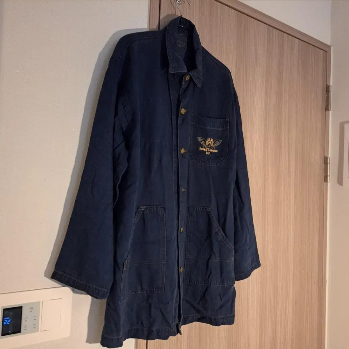 Rudolph Valentino 1921 Denim Shirt Coat