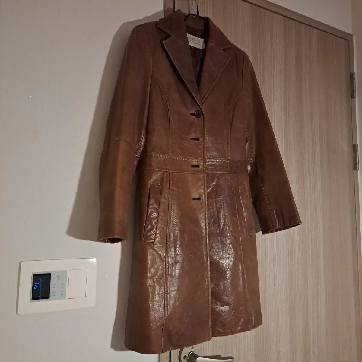 PATRICK COX WANNABE Real Leather Coat