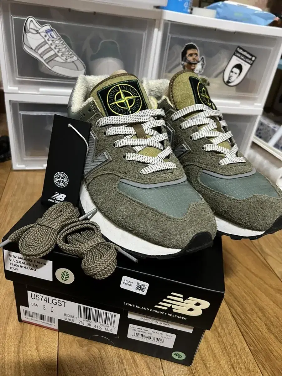 뉴발란스 x 스톤 아일랜드 574 레거시 그린 New Balance St