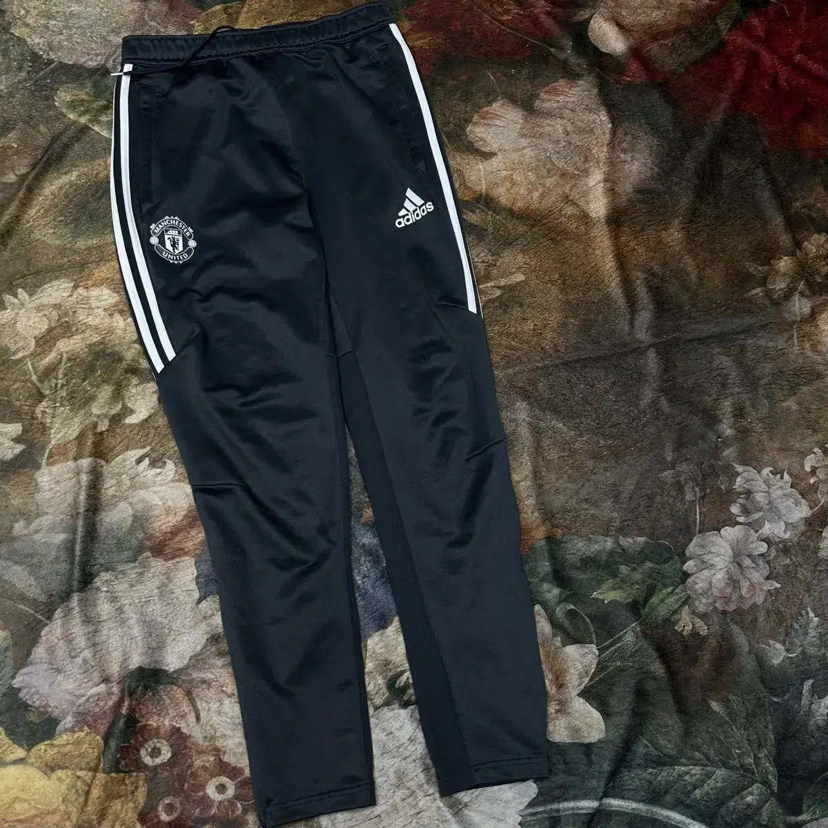 Adidas Vintage Manchester United Black Charcoal Track Pants 95 Adidas Man United Jersey