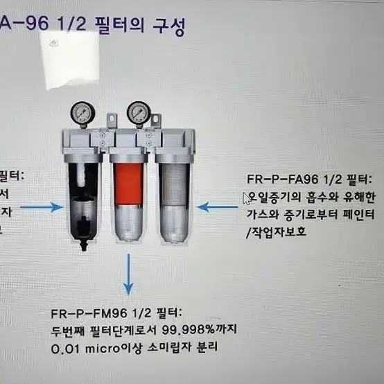 에어필터 워터세퍼레이터 콤프레샤필터(Made in Taiwan)