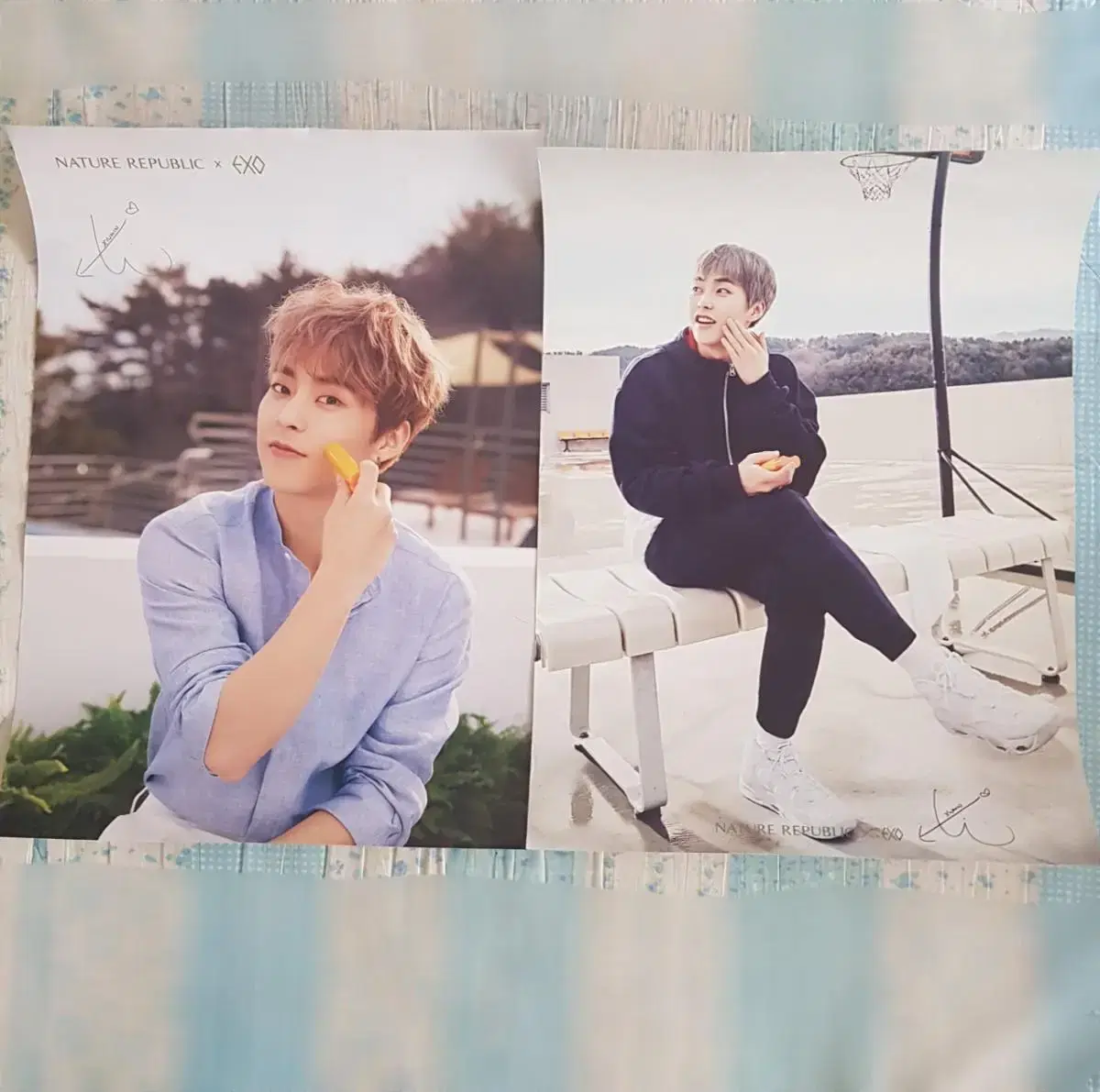 Exo xiumin poster2 Nature Republic model posters