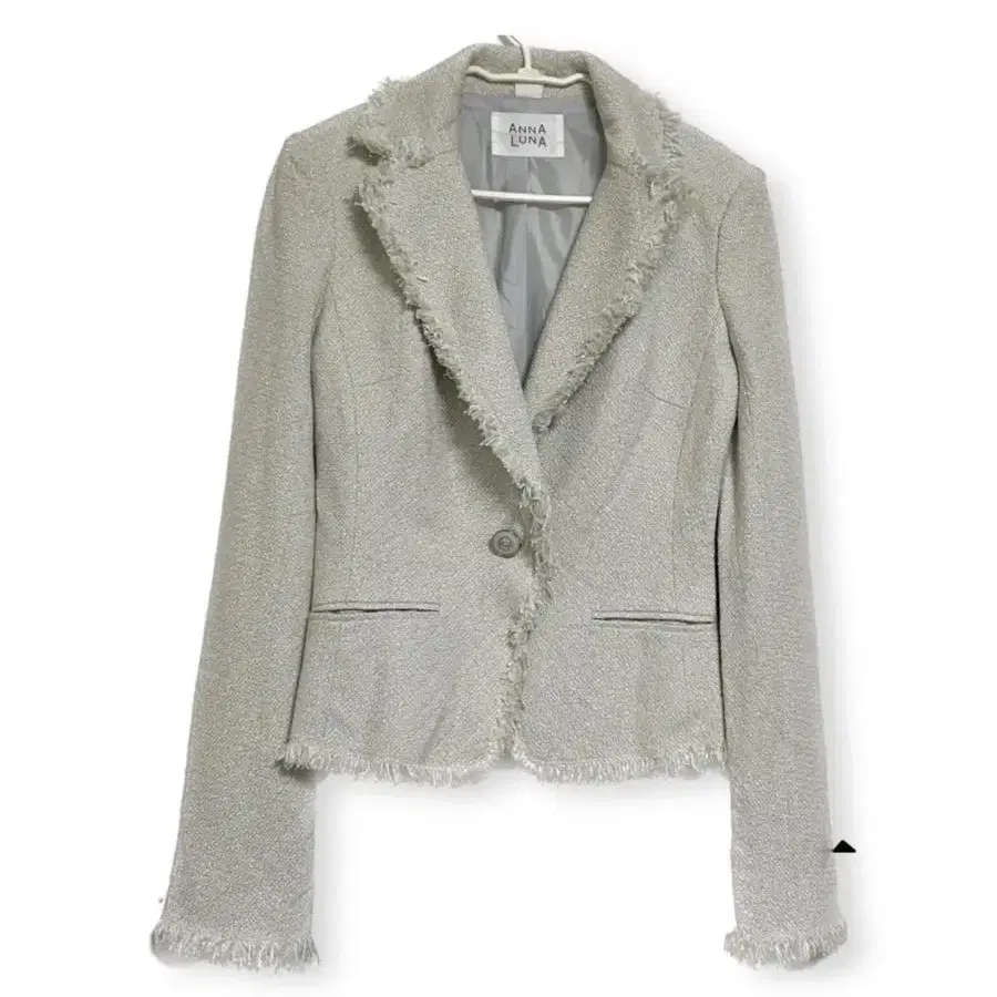 Silver Blue Tweed Jacket