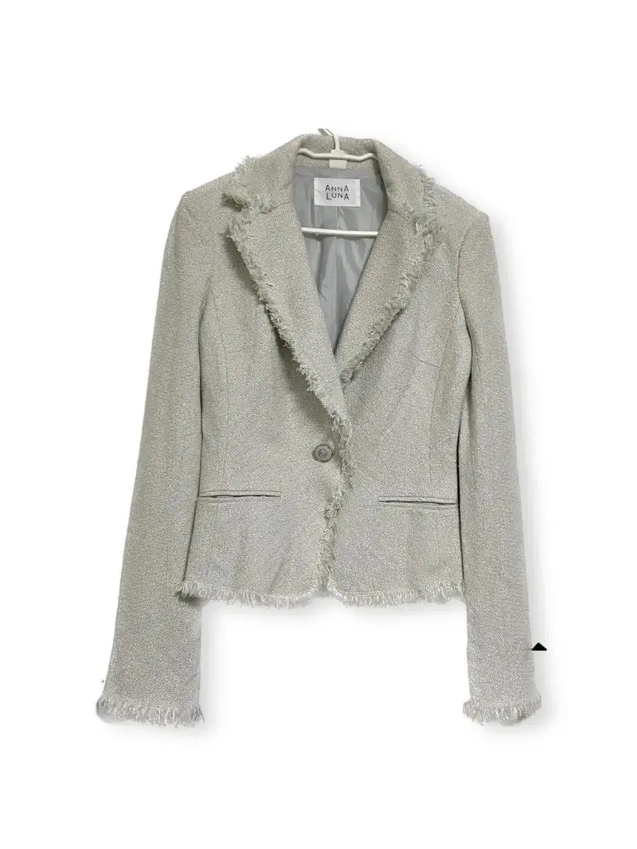 Silver Blue Tweed Jacket