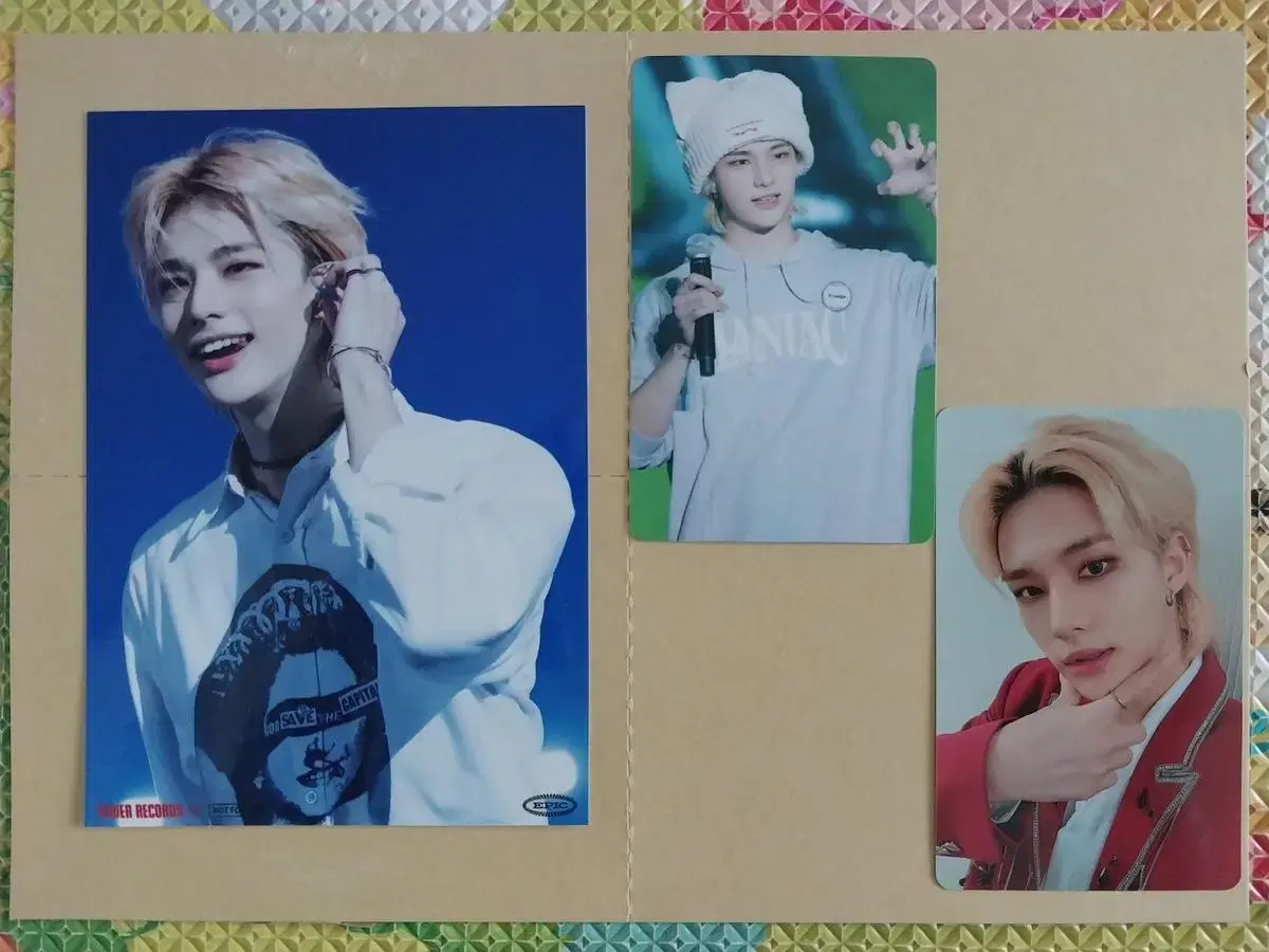 SKZ Maniac Japan blu-ray photocard WTS for each of the 3 members