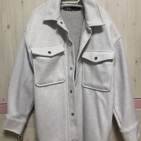 [ZARA] Buttoned Soft Overshirt