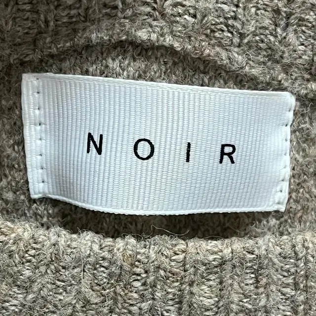 NOIR 베이지 오버핏 니트 XL