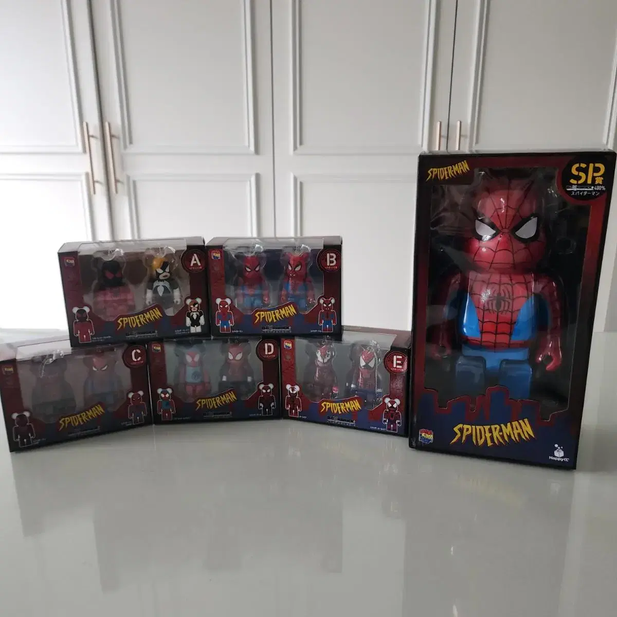 Barebrick Spider-Man 400% SP Phase + 100% Pair PhaseABCDE 5-pack