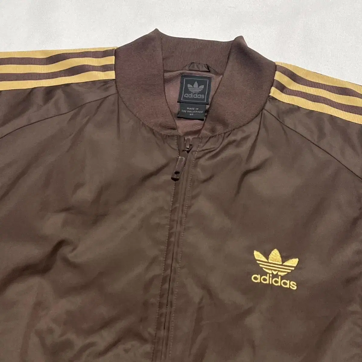 95 Adidas Superstar Twist Brown Track Jacket