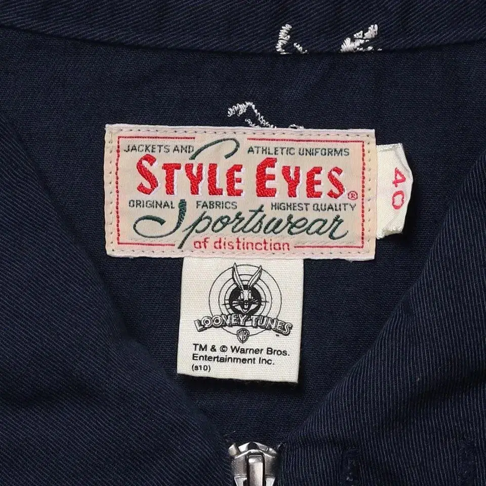 Style Eyes Embroidered Harrington Jacket