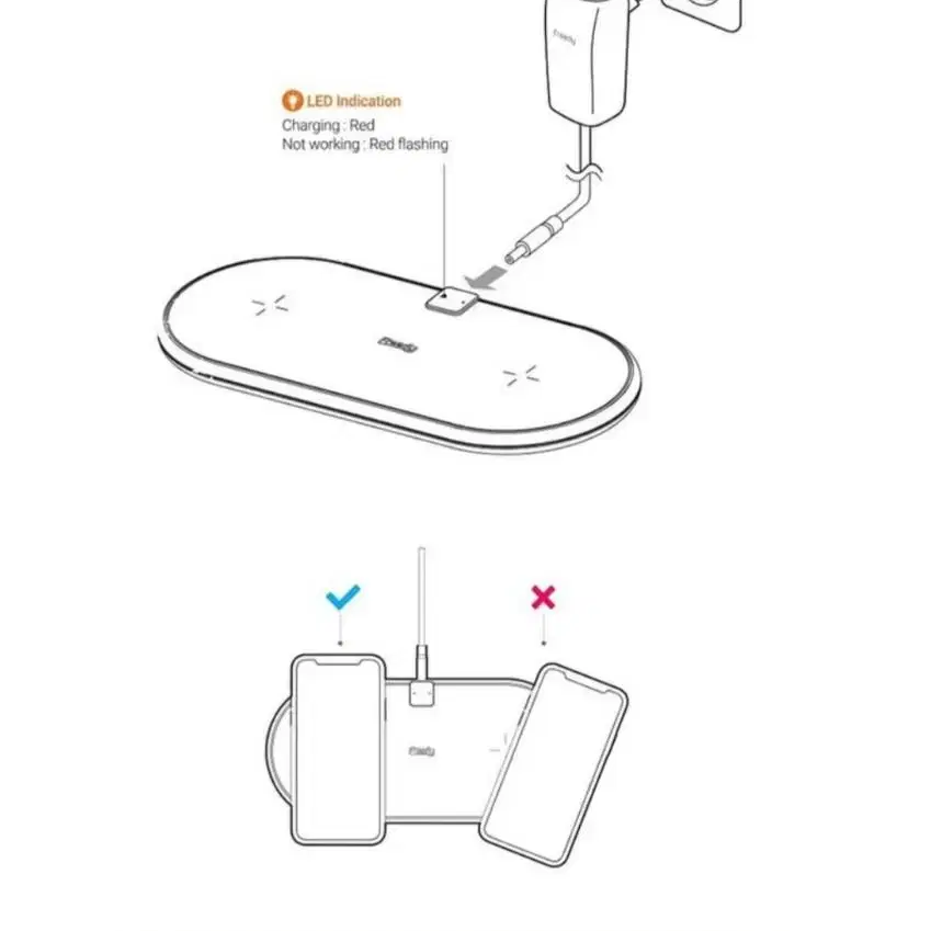 Freedy 무선 고속충전기(2대 동시 충전) 완충시간 짧아요