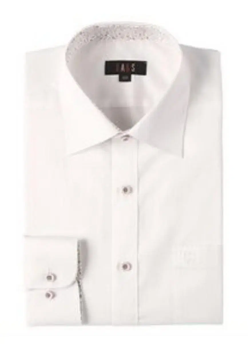 Daks White Karaan Initials Logo Regular Fit Long Sleeve Shirt Size 105 New