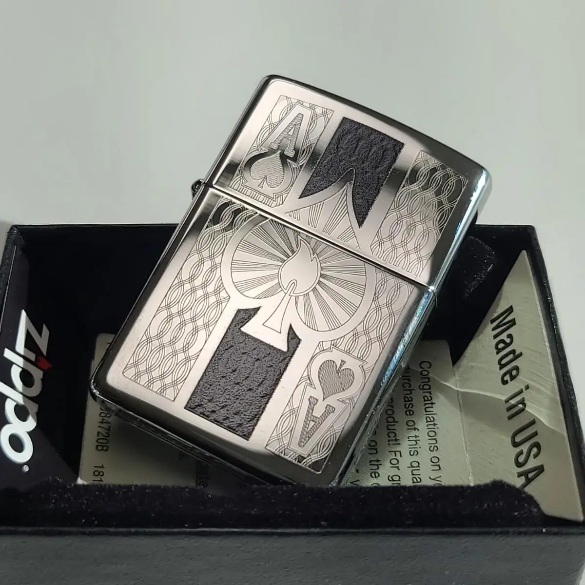 미개봉 정품 24196 ZIPPO ACE 새 지포라이터