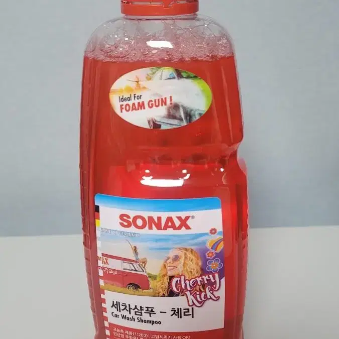 SONAX 소낙스 세차샴푸 체리 1L 버블세차 스노우폼