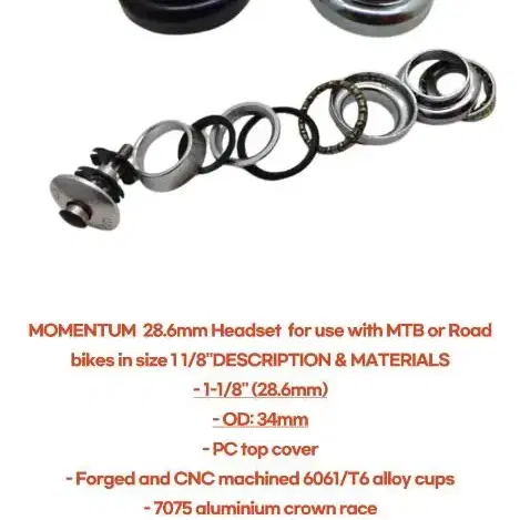 MOMENTUM 헤드셋  28.6mm   1 - 1/8