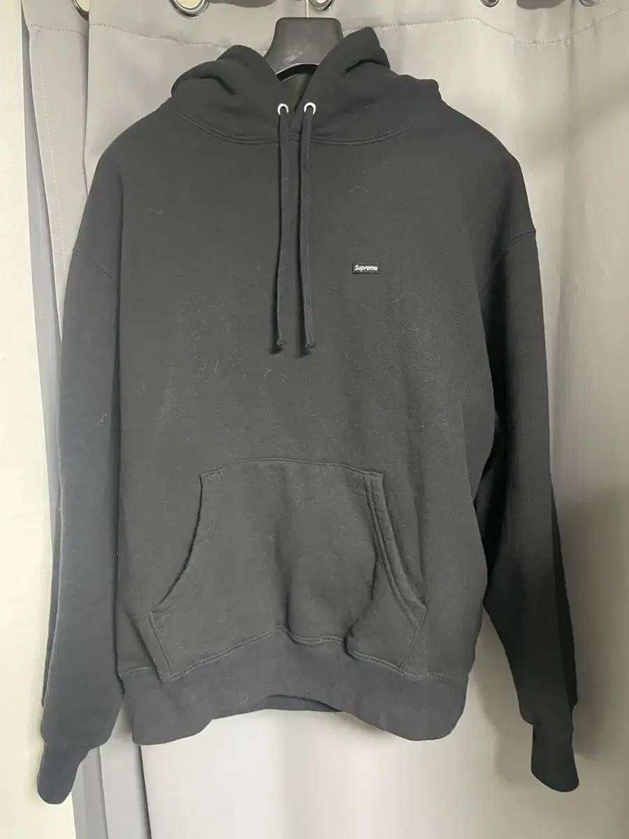 (S) Supreme Small Box Hoodie Black