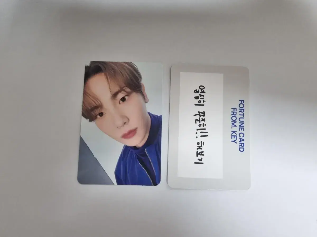 Shinee key 2024 Keyland Fortune Scratchcards Photo Card