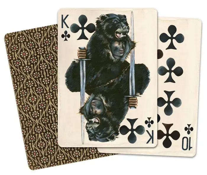 Uusi Feigan Playing Cards (Brown) [Tarot card manufacturer].