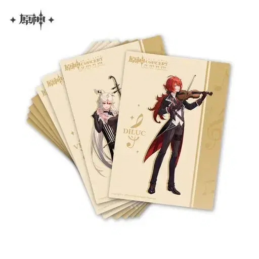 Genshin Impact 2021 Orchestra Concert Official Postcard