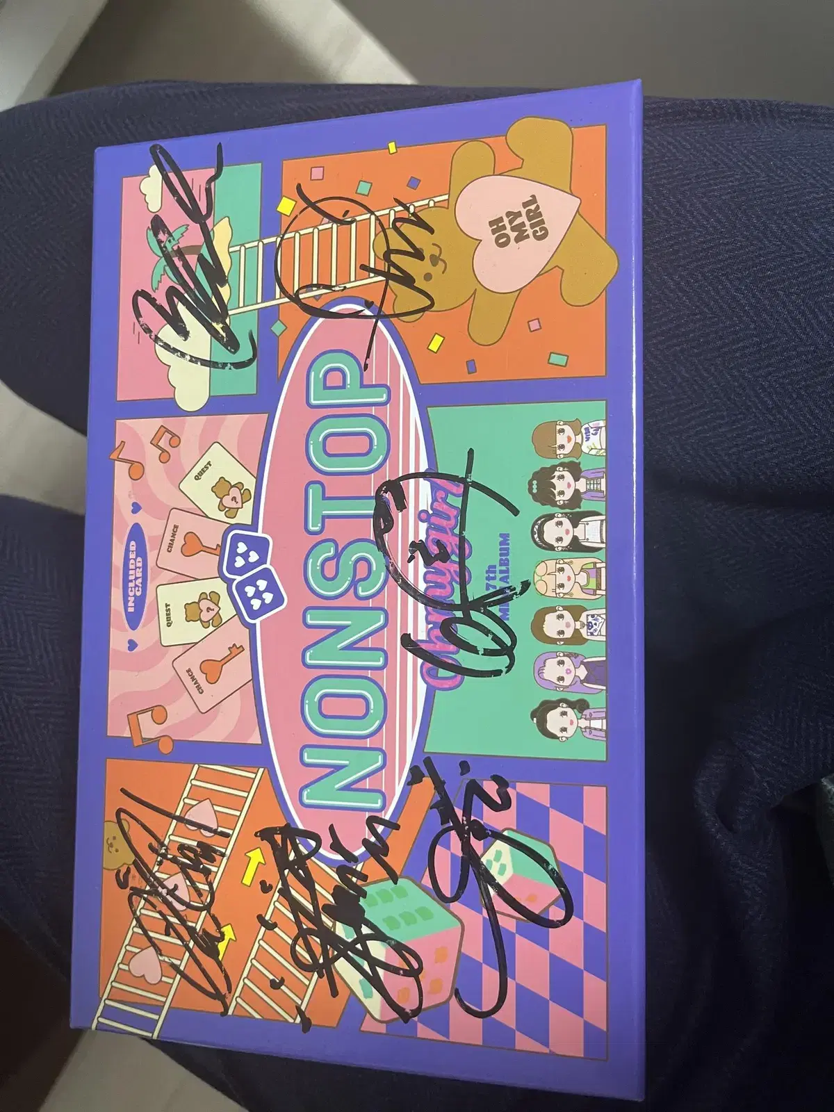 Oh My Girl autographed non-stop album.