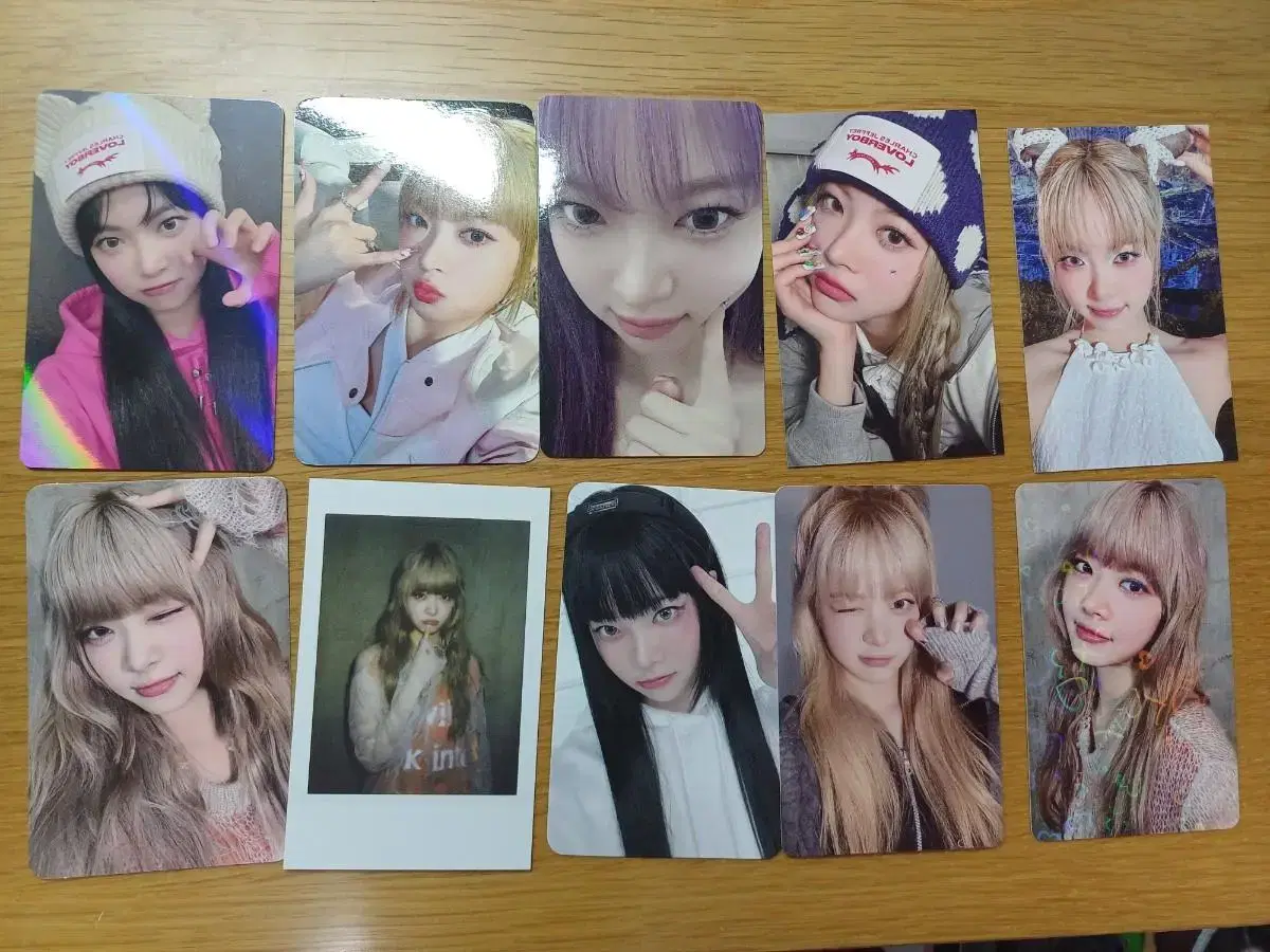 (Syseking)le sserafim eunchae photocard bulk+sakura pop up pola dum