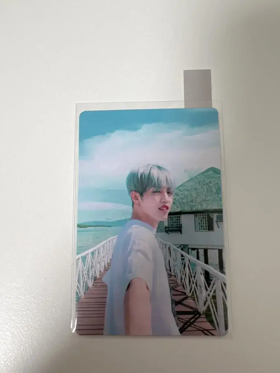 Seventeen s.coups photocard clap green