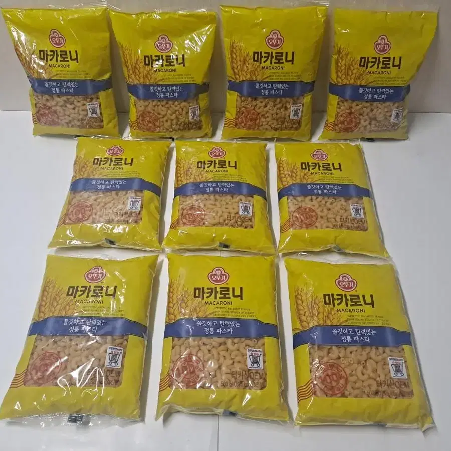 10봉지 다 드림 / 새상품 / 오뚜기 마카로니 / 500g X 10봉지